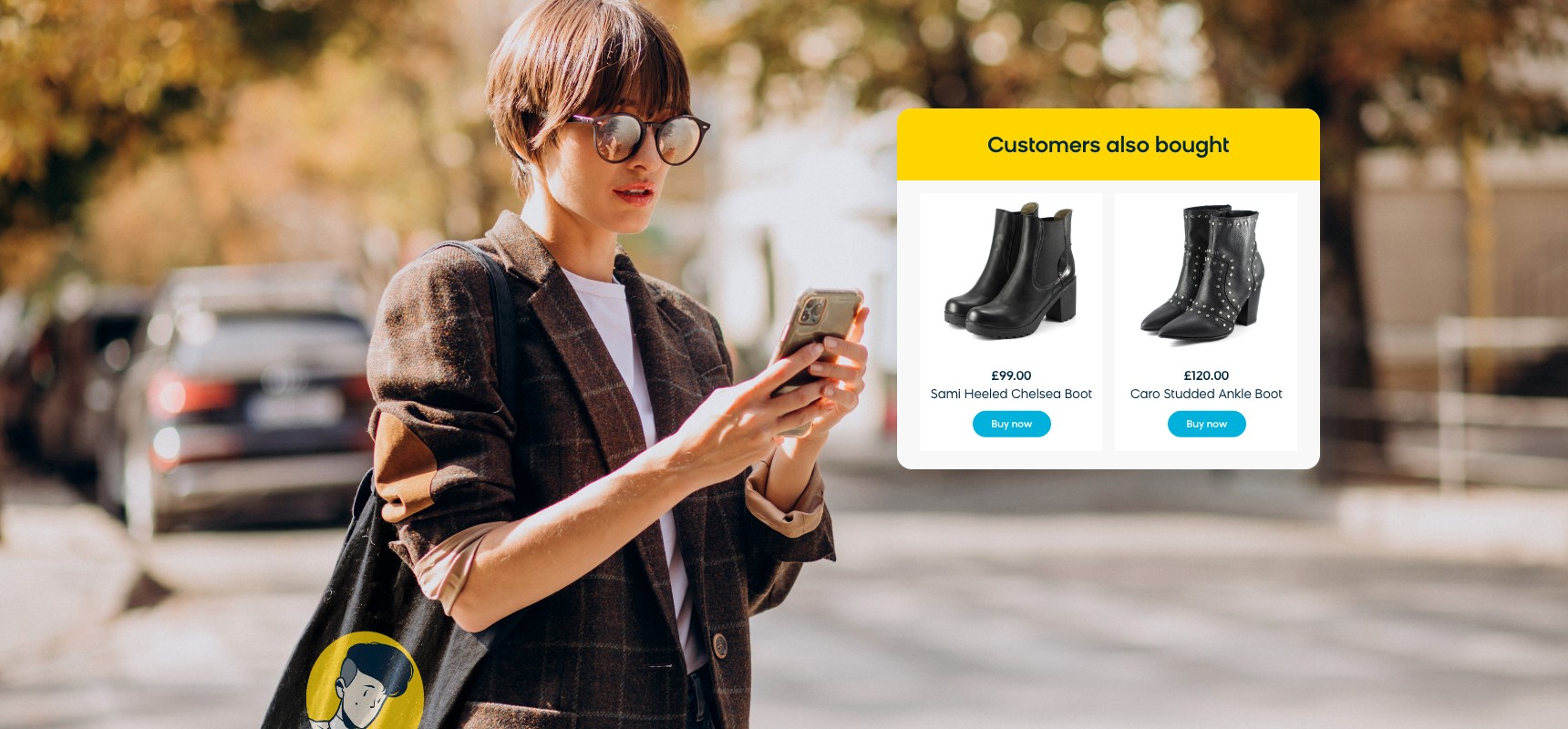 Example of a "customers also bought" module with Bloomreach