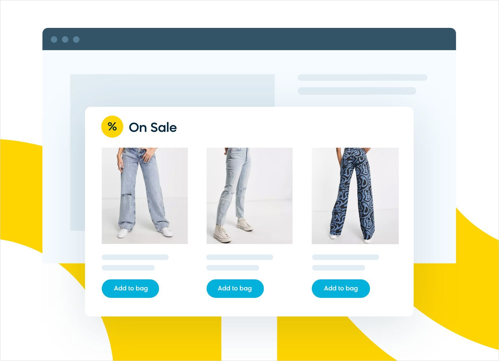 Example of rule-driven "On Sale" module on an ecommerce site