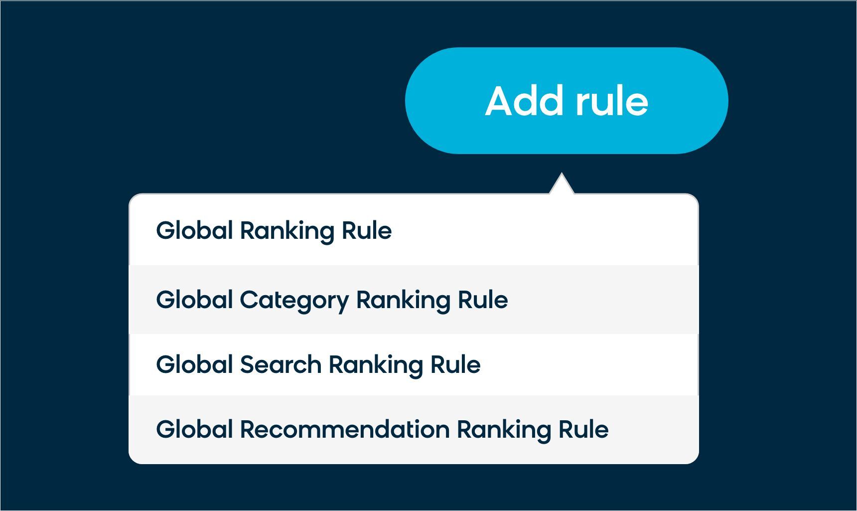 Global boost and bury rules in Bloomreach Discovery