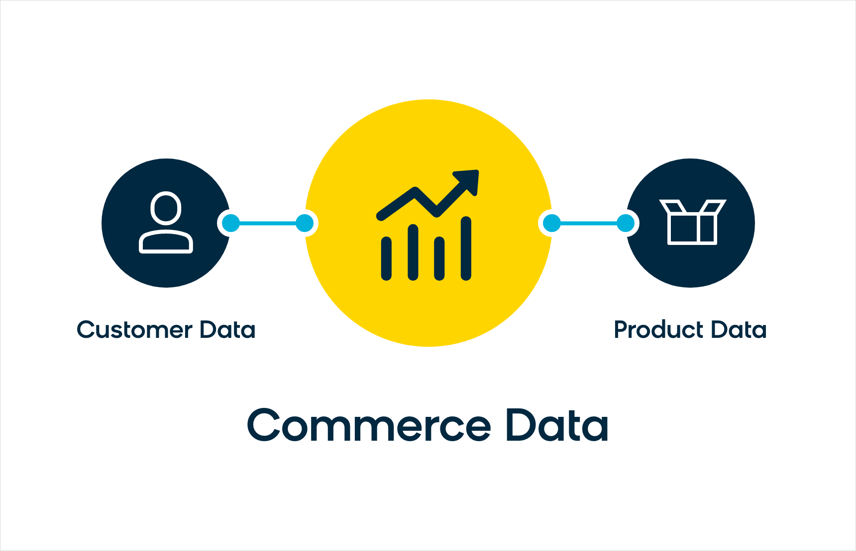 customer data and product data combine to create commerce data