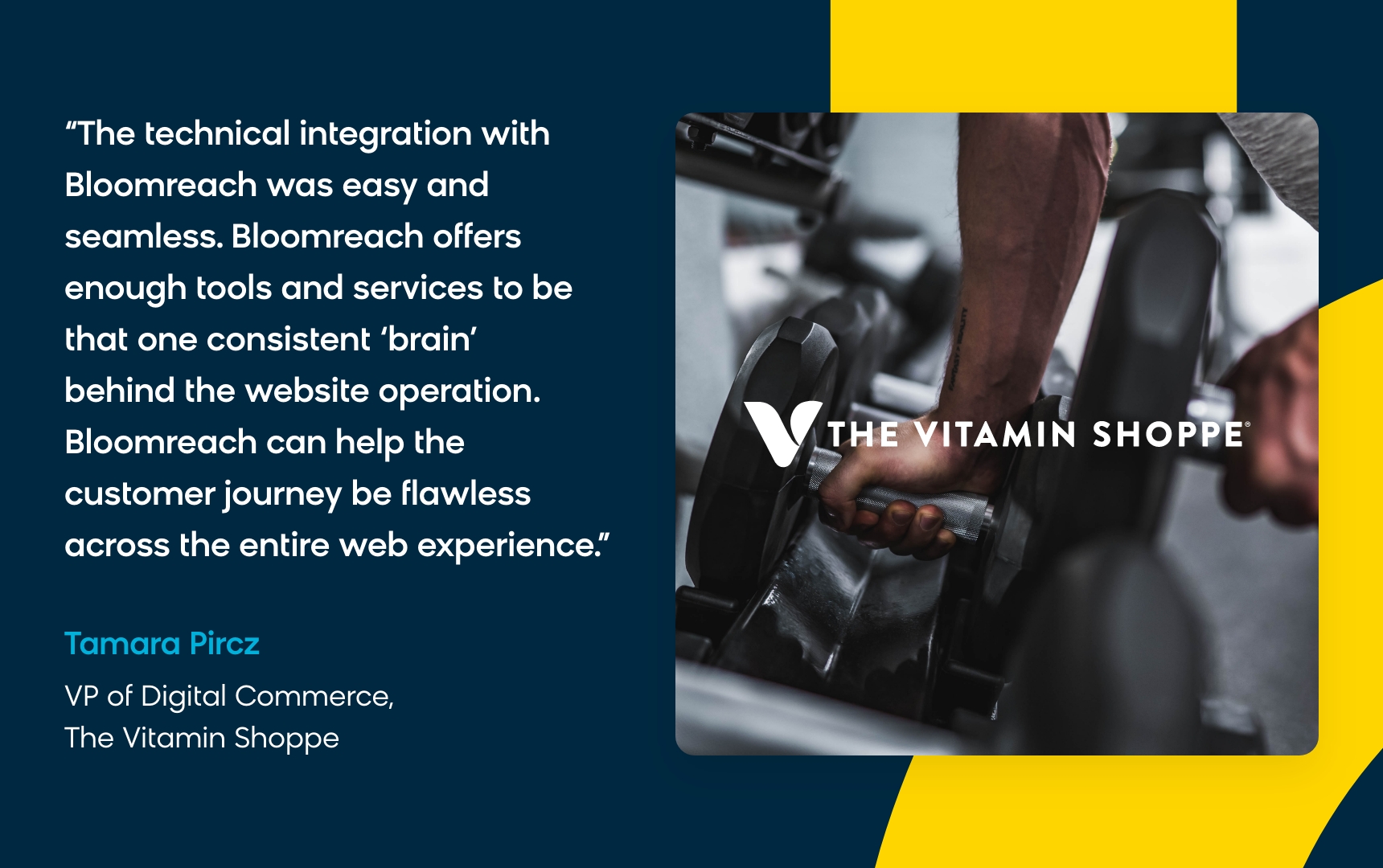 Customer Quote From The Vitamin Shoppe