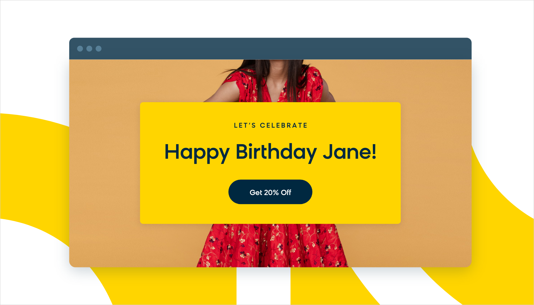 Use your ecommerce marketing automation to send personalized birthday messages to your customers.