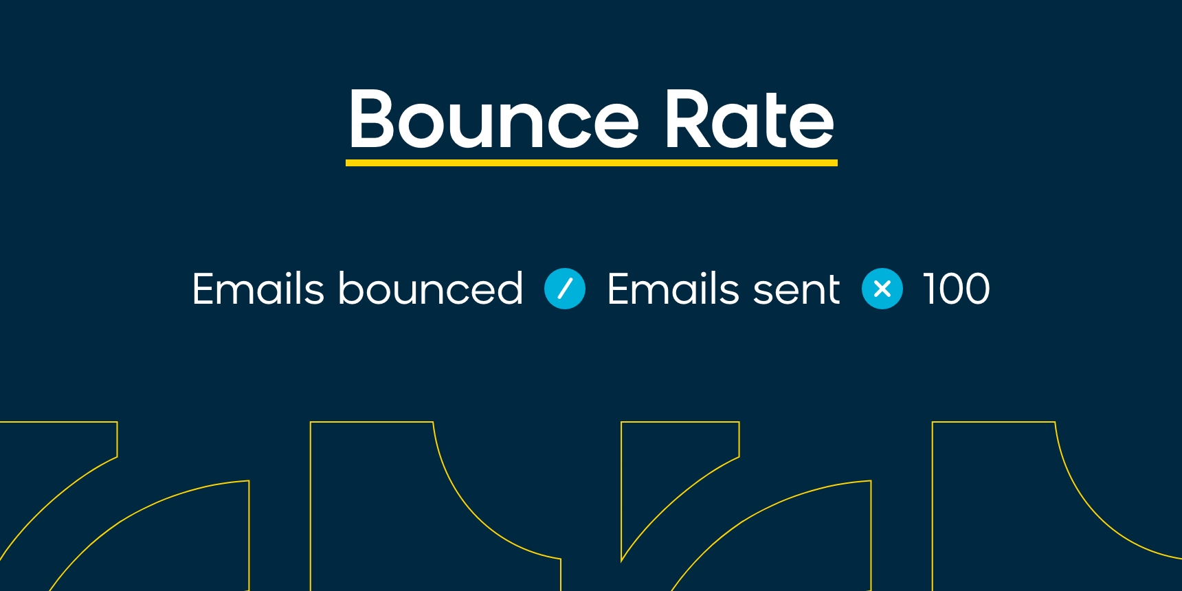 Formula to calculate email bounce rate