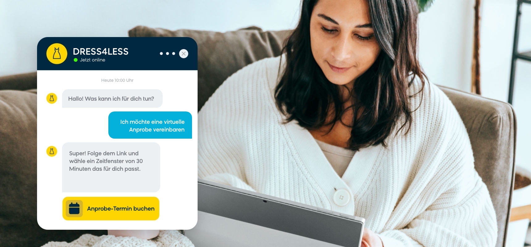 Example of AI personalization with AI-powered chatbots