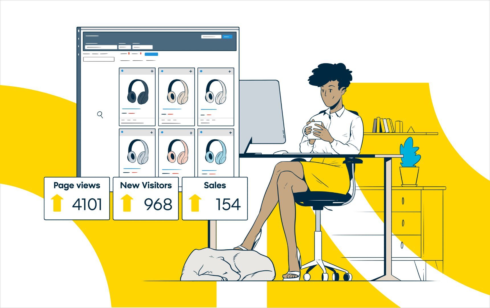 Bloomreach Discovery Illustration of Increased KPIs