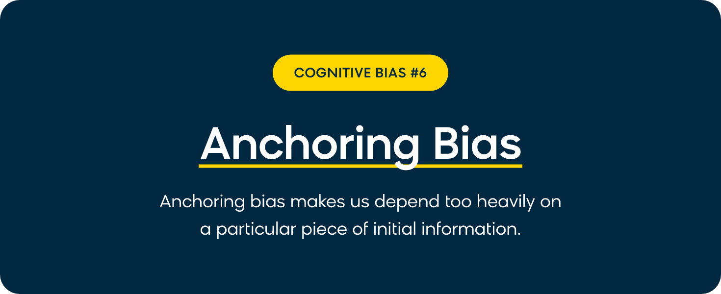 Anchoring bias definition