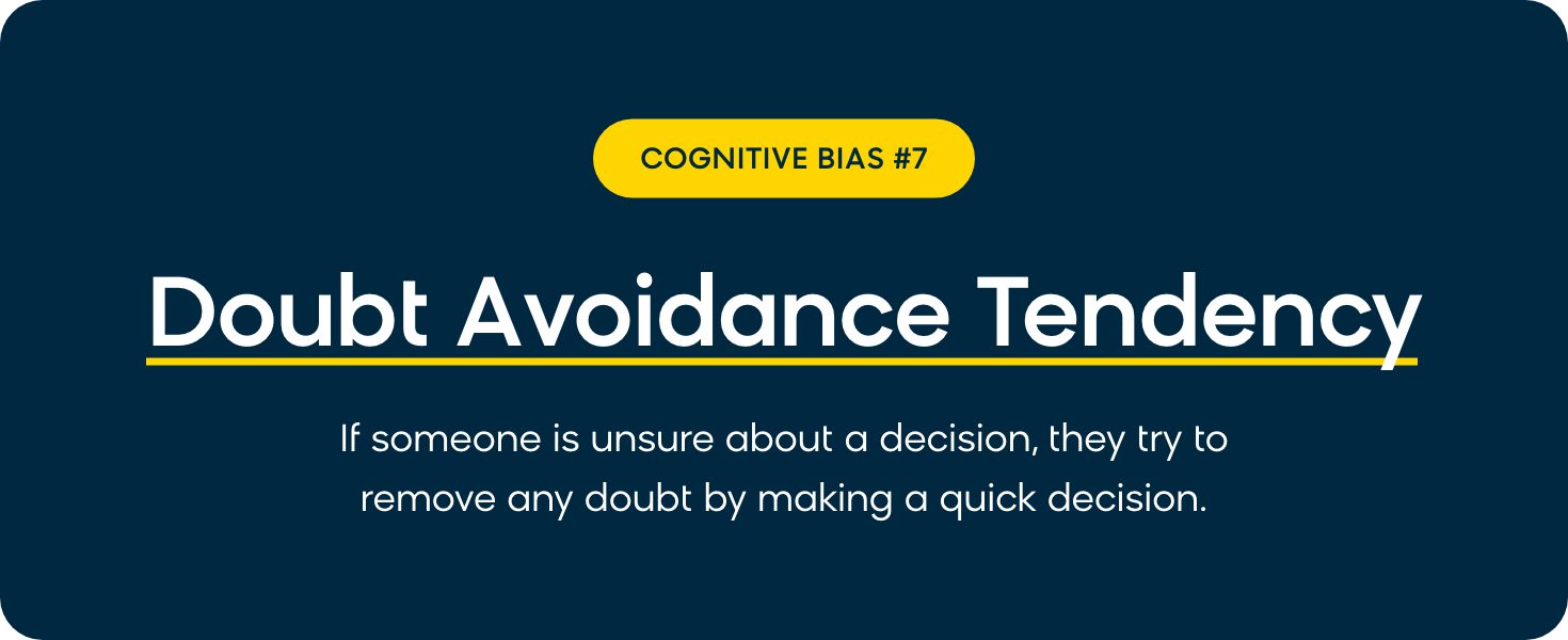 Doubt-avoidance tendency definition