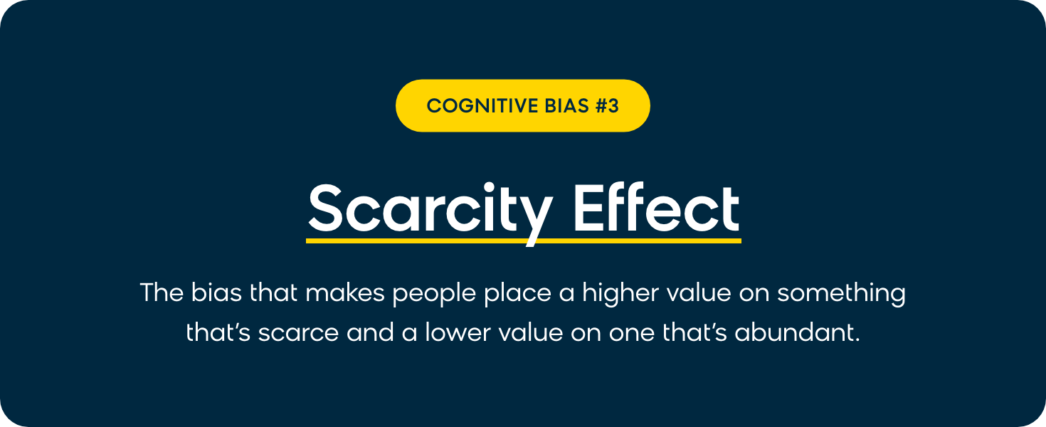 Scarcity effect definition