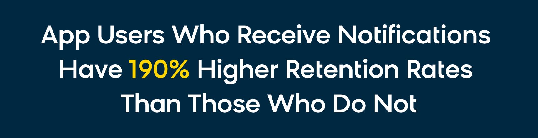 App Users Who Receive Notifications Have 190% Higher Retention Rates Than Those Who Do Not