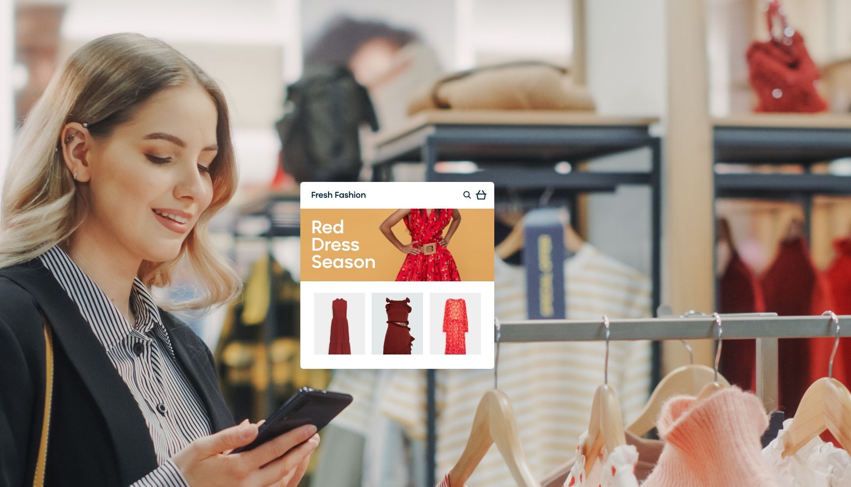 A company using AI in retail to connect the in-store and online shopping experience.