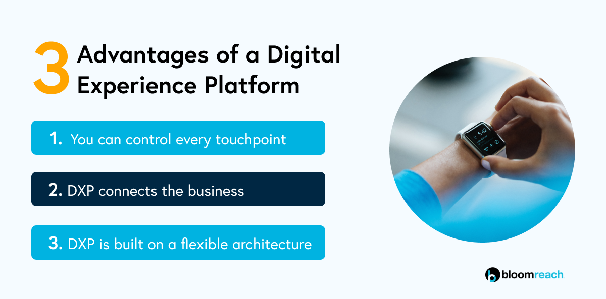 advantages of dxp digitial experience platform
