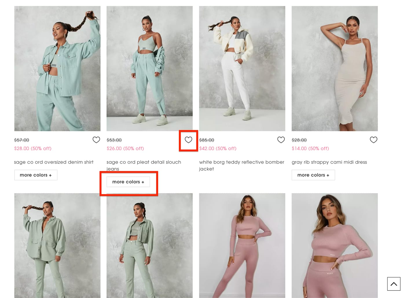 customer data visualization - missguided