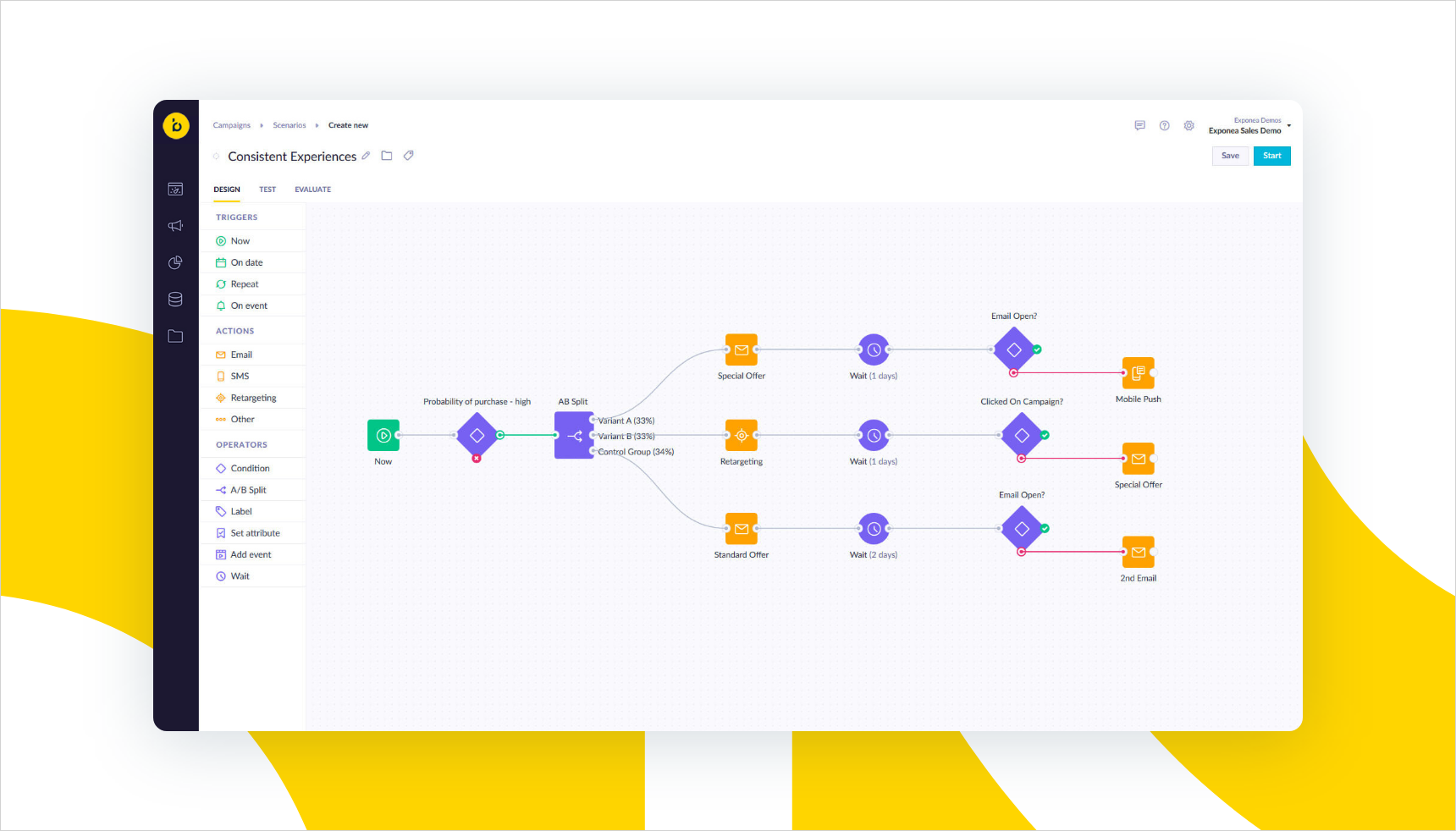 Setting up an email automation in Bloomreach Engagement