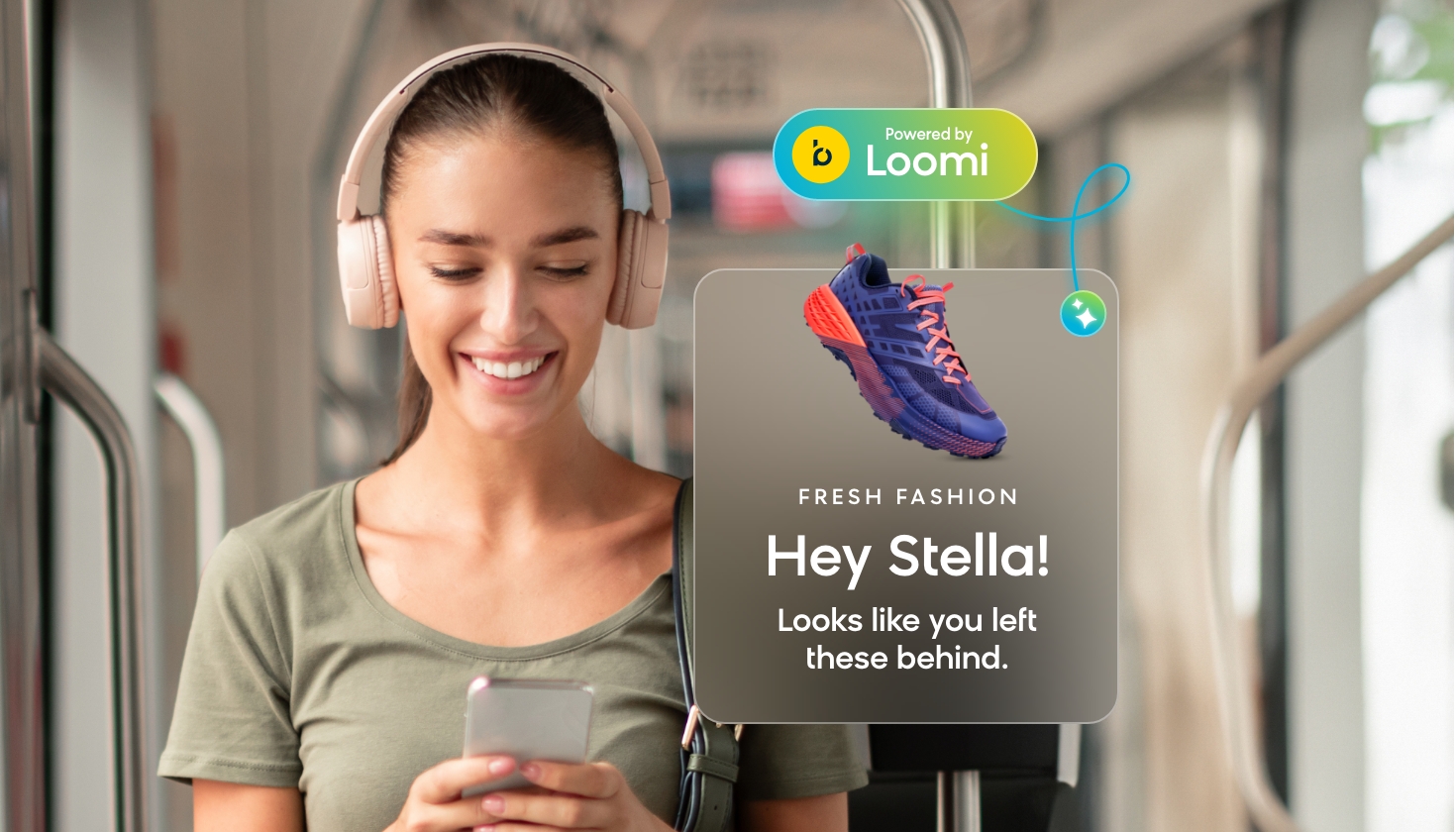 Bloomreach's AI, Loomi, sending personalized recommendations